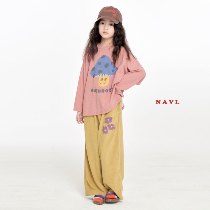 Navi - Korean Children Fashion - #prettylittlegirls - Mushroom Tee