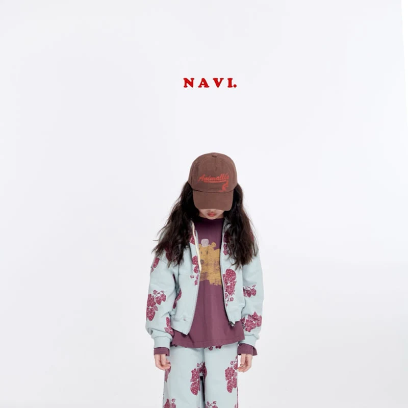 Navi - Korean Children Fashion - #prettylittlegirls - Berry Crop Hooded Zip-up Jacket