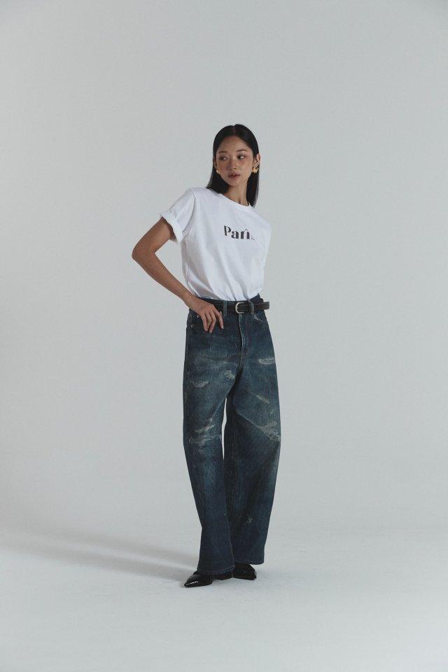 Neroli36 - Korean Women Fashion - #momslook - Digital Denim Pants - 7