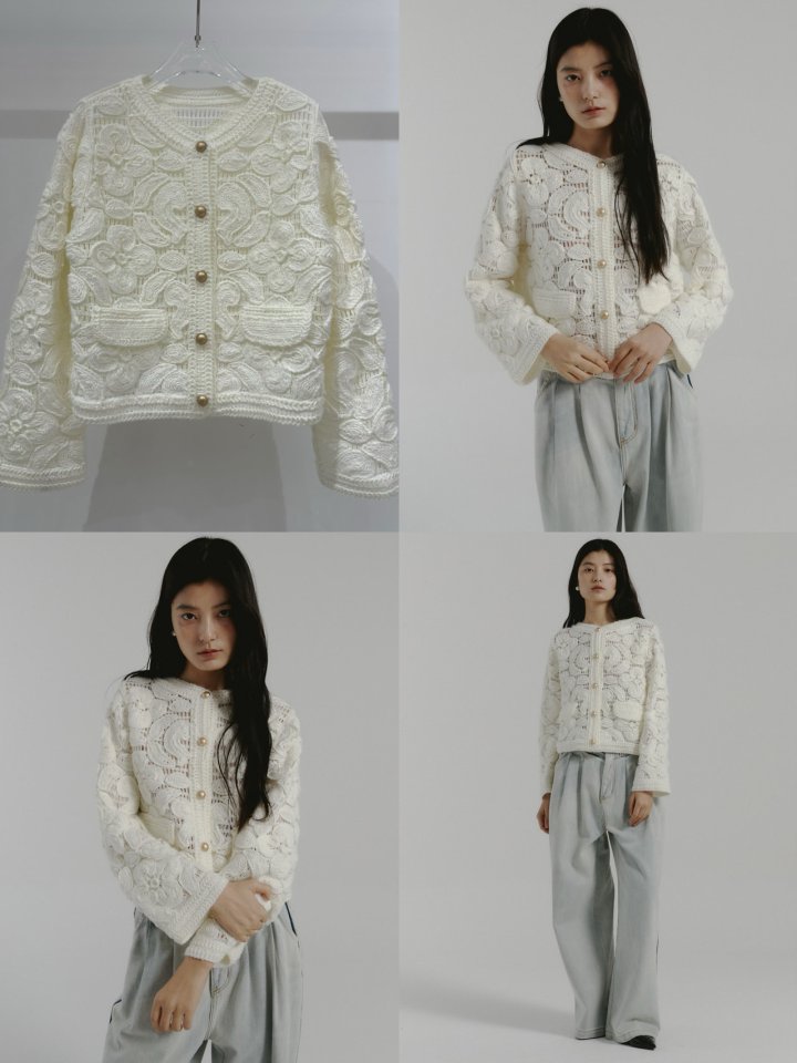 Neroli36 - Korean Women Fashion - #momslook - C Cardigan - 3
