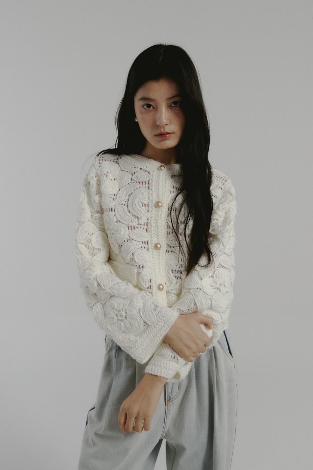 Neroli36 - Korean Women Fashion - #momslook - C Cardigan - 7