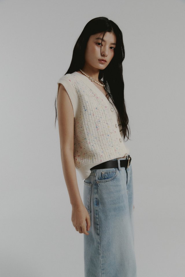 Neroli36 - Korean Women Fashion - #momslook - Knit Vest - 12