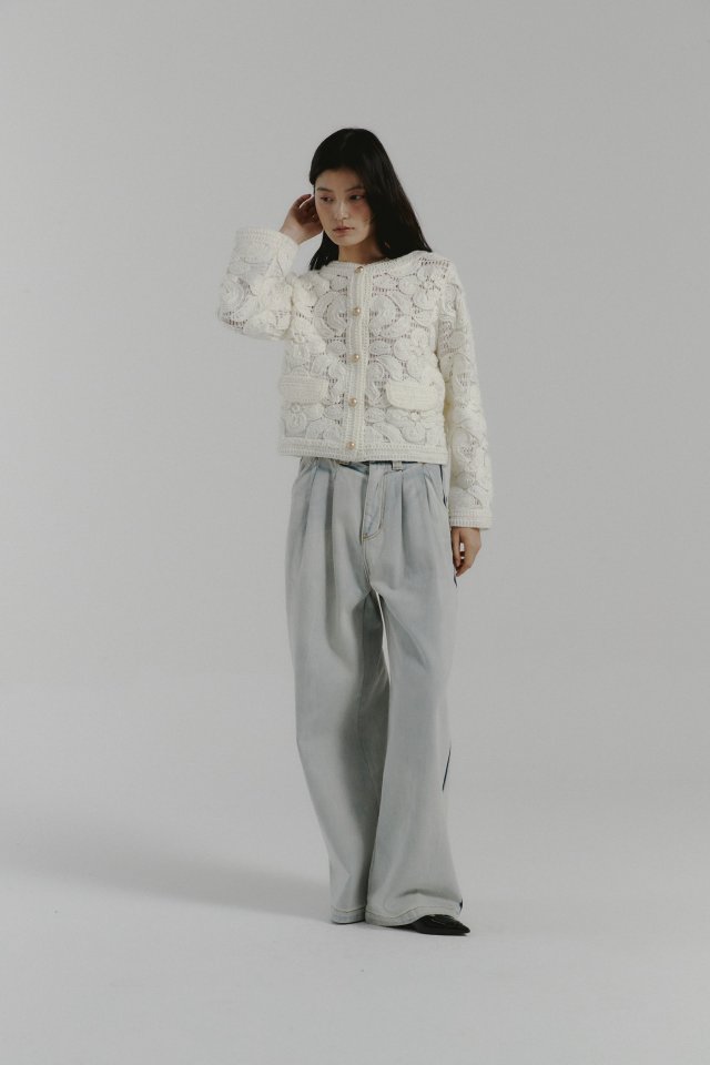 Neroli36 - Korean Women Fashion - #momslook - Pleatas Maison Denim Pants - 10