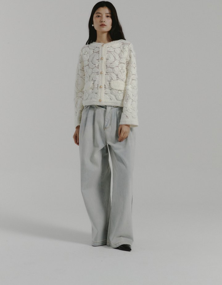 Neroli36 - Korean Women Fashion - #womensfashion - Pleatas Maison Denim Pants - 4