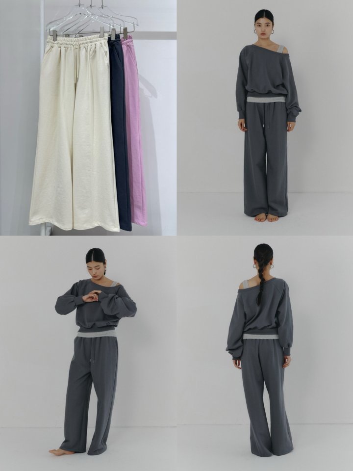 Neroli36 - Korean Women Fashion - #pursuepretty - One Silket Wide Pants - 5