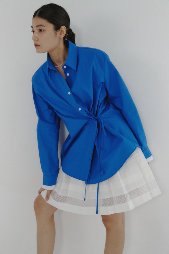 Neroli36 - Korean Women Fashion - #restrostyle - Tia Wrap Blouse - 8