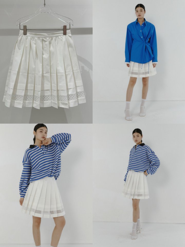 Neroli36 - Korean Women Fashion - #restrostyle - Miu Pleats Skirt - 3