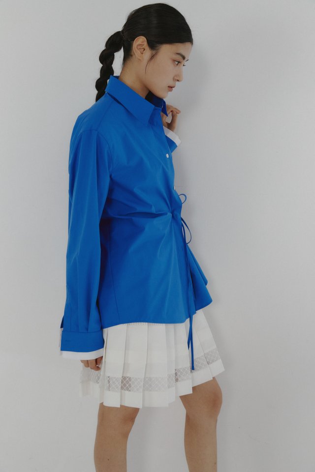 Neroli36 - Korean Women Fashion - #romanticstyle - Tia Wrap Blouse - 9