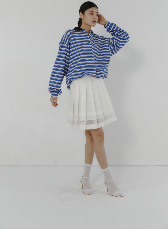 Neroli36 - Korean Women Fashion - #shopsmall - Mixing Stripe Tee - 6