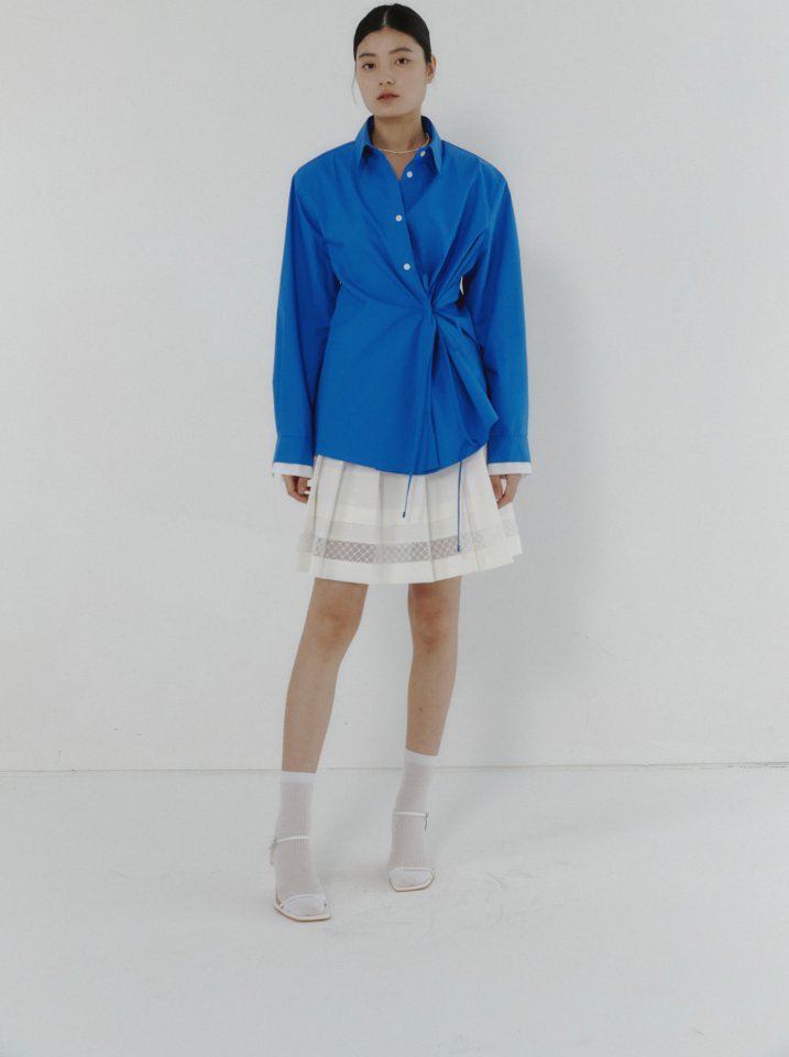 Neroli36 - Korean Women Fashion - #vintageinspired - Tia Wrap Blouse - 5