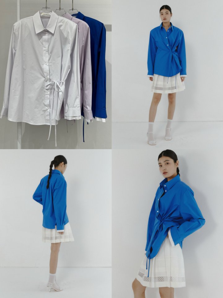 Neroli36 - Korean Women Fashion - #momslook - Tia Wrap Blouse - 4