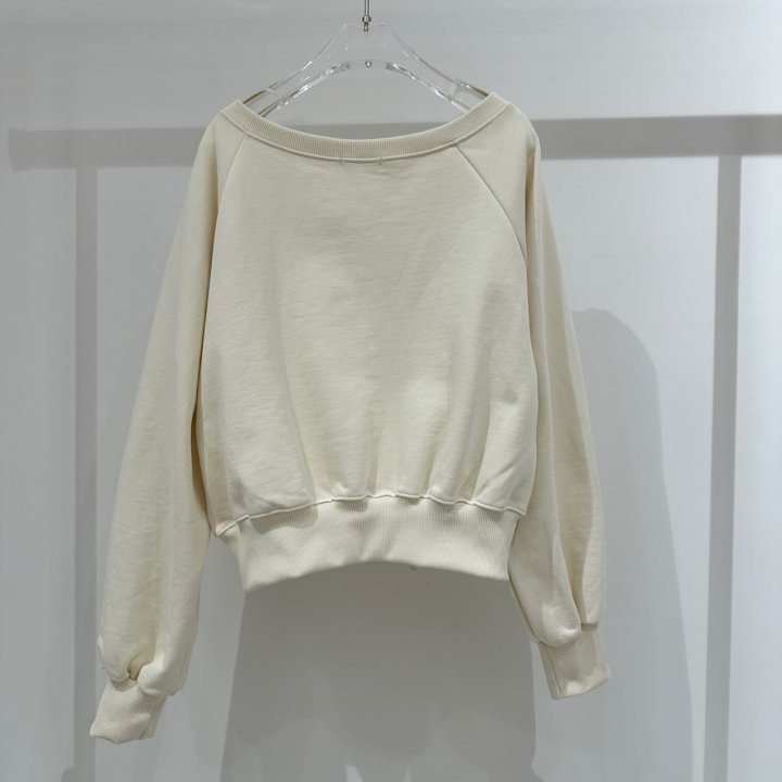 Neroli36 - Korean Women Fashion - #womensfashion - One Shoulder Sweatshirts - 3