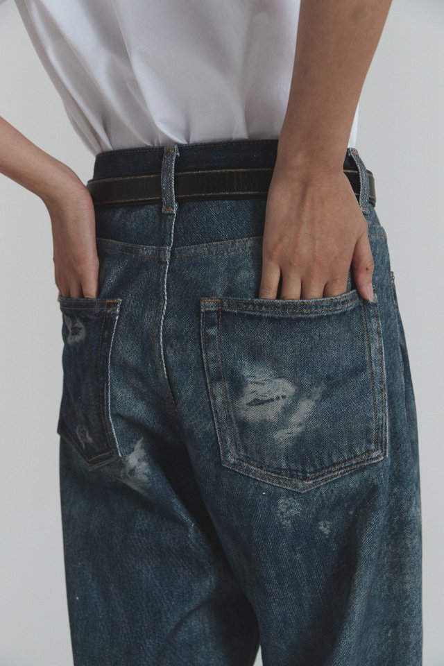 Neroli36 - Korean Women Fashion - #womensfashion - Digital Denim Pants - 10