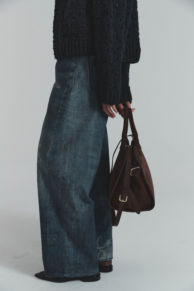 Neroli36 - Korean Women Fashion - #womensfashion - Digital Denim Pants - 12