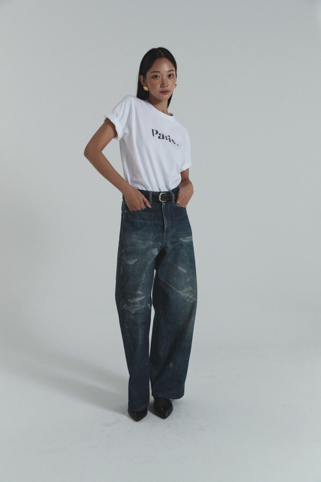 Neroli36 - Korean Women Fashion - #womensfashion - Digital Denim Pants - 6