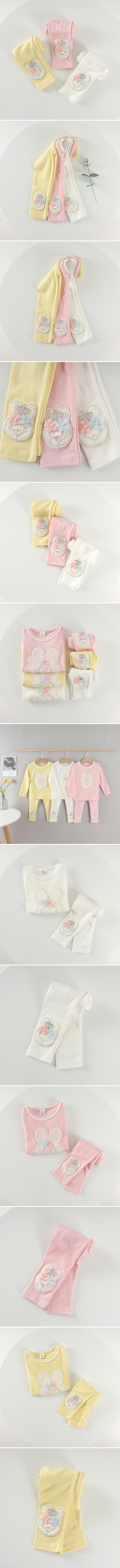 New Pierrot - Korean Baby Fashion - #babylifestyle - Rabbit Leggings