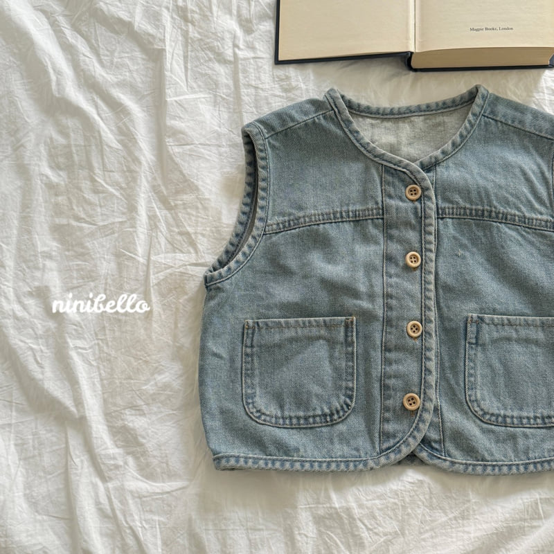 Ninibello - Korean Children Fashion - #Kfashion4kids - Natural Round Vest - 7