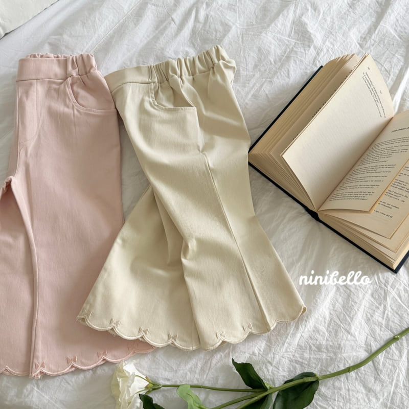 Ninibello - Korean Children Fashion - #Kfashion4kids - Chewing Wave Bootcut Pants