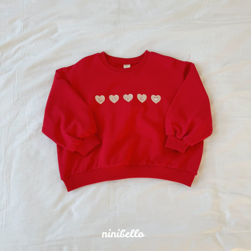 Ninibello - Korean Children Fashion - #Kfashion4kids - Mini Heart Embroidered Sweatshirts - 5