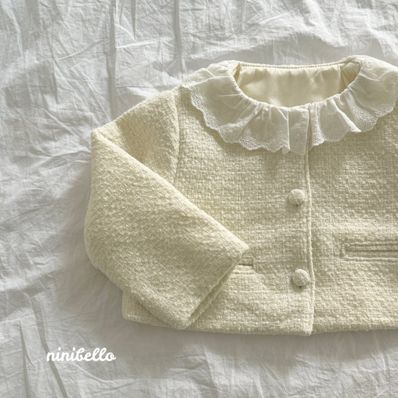 Ninibello - Korean Children Fashion - #childofig - Anna Lace Crop Jacket - 5