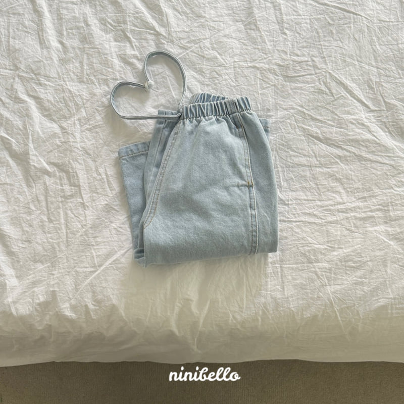 Ninibello - Korean Children Fashion - #childofig - Have Denim Slit Pants - 3