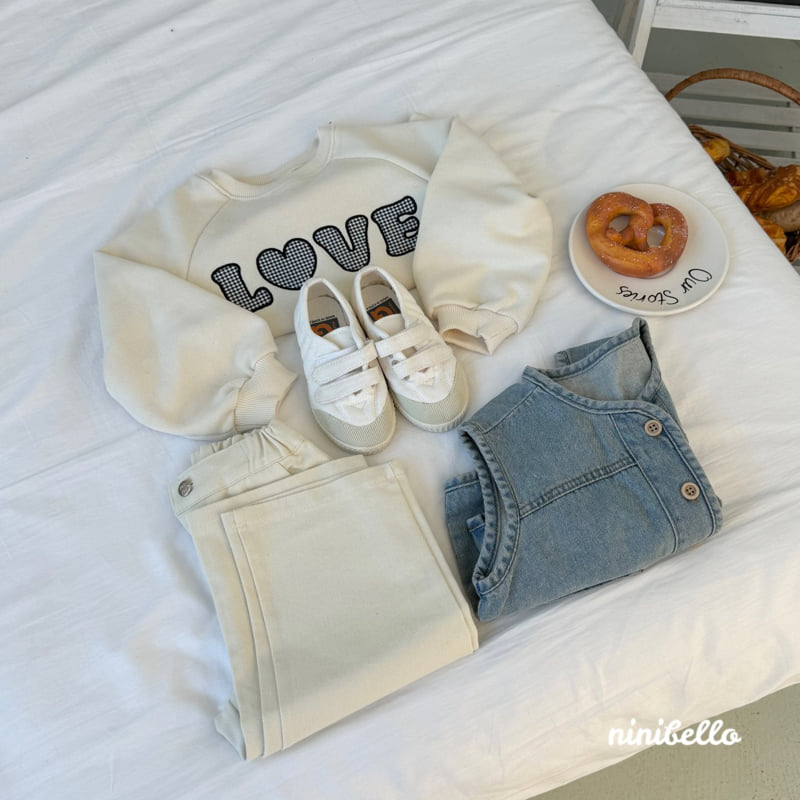 Ninibello - Korean Children Fashion - #childofig - Love Patch Sweatshirts - 6