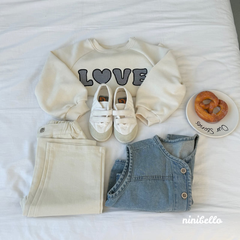 Ninibello - Korean Children Fashion - #childofig - Love Patch Sweatshirts - 7