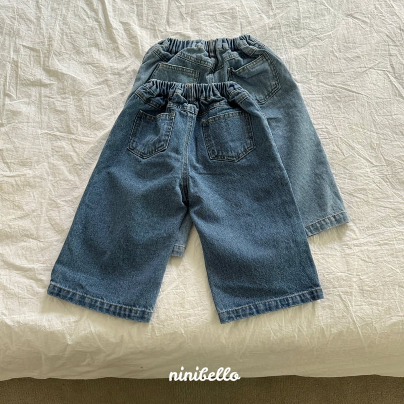 Ninibello - Korean Children Fashion - #childofig - Mob Denim Pants - 5