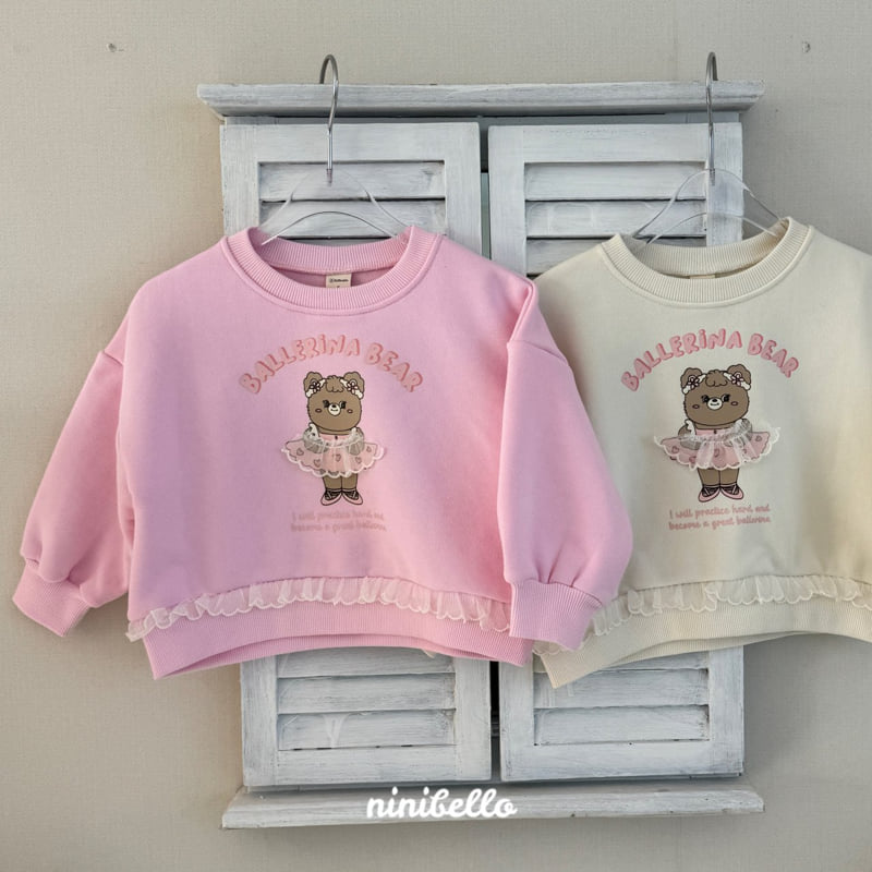 Ninibello - Korean Children Fashion - #childofig - Ballet Bear Frill Sweatshirts - 6
