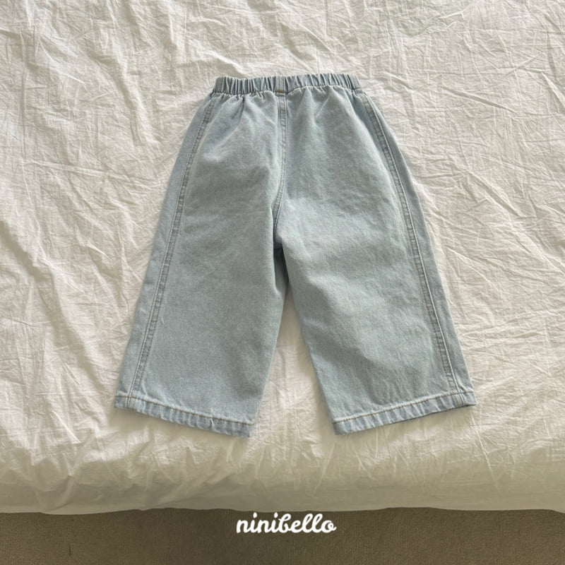 Ninibello - Korean Children Fashion - #childofig - Have Denim Slit Pants - 4
