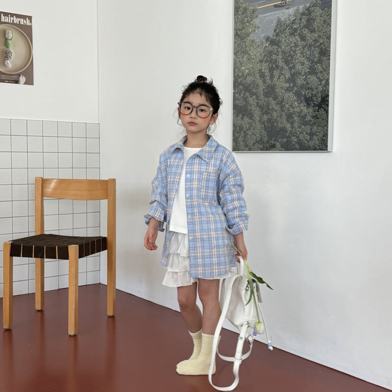 Ninibello - Korean Children Fashion - #childrensboutique - Iyu Check Shirt - 12