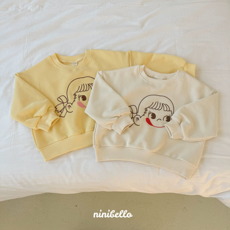 Ninibello - Korean Children Fashion - #childrensboutique - Yami Embroidery Sweatshirts
