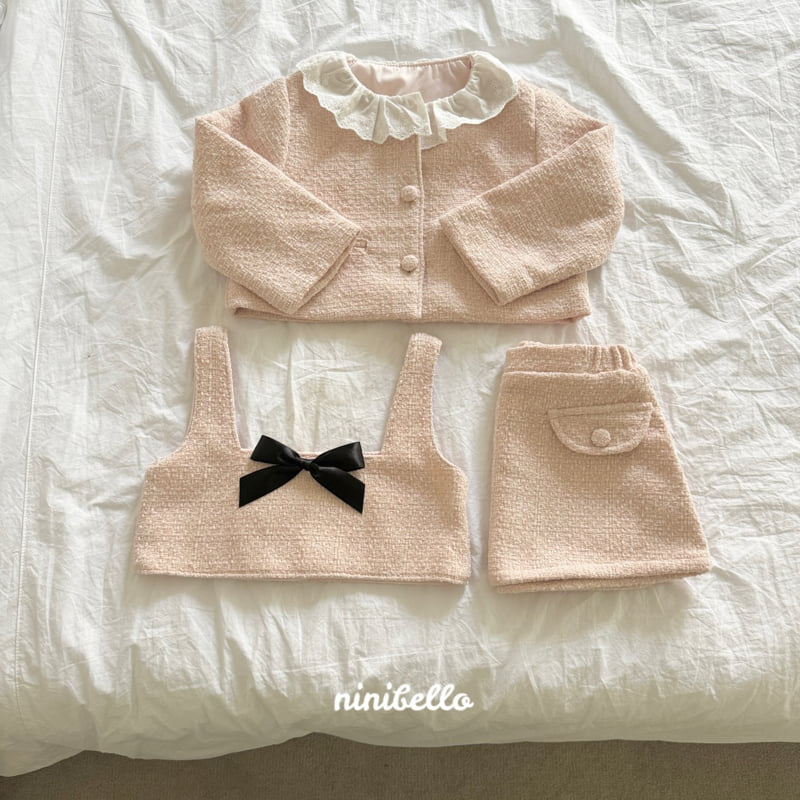 Ninibello - Korean Children Fashion - #designkidswear - Anna Lace Crop Jacket - 7