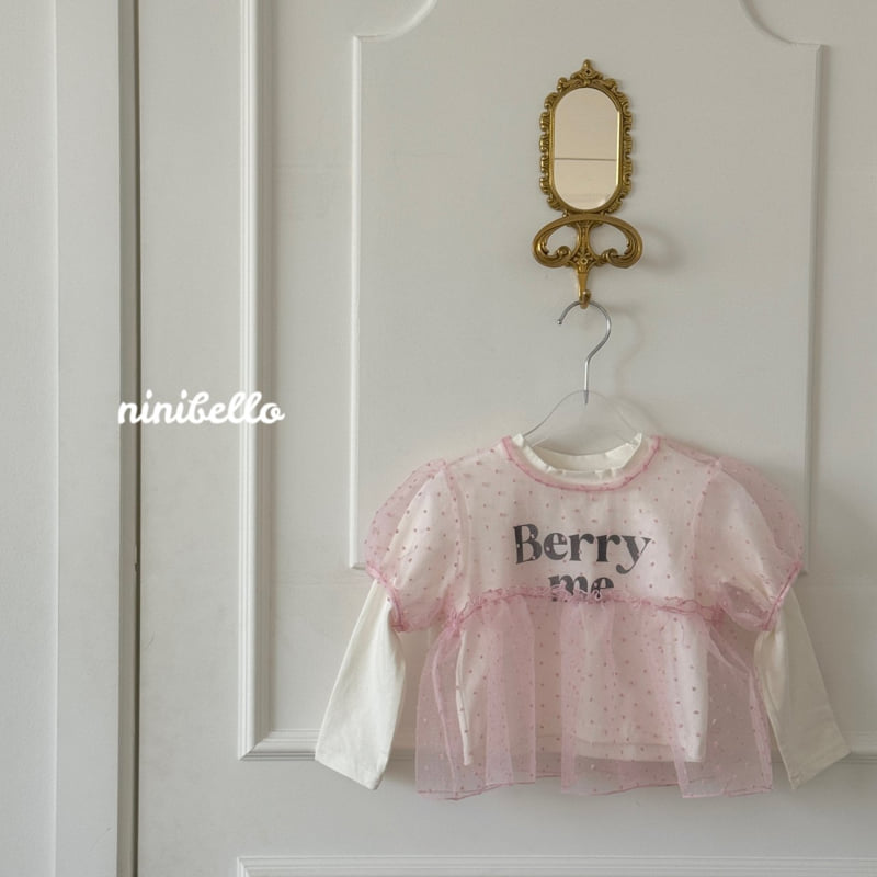 Ninibello - Korean Children Fashion - #designkidswear - Berry Me Sha Tee - 3