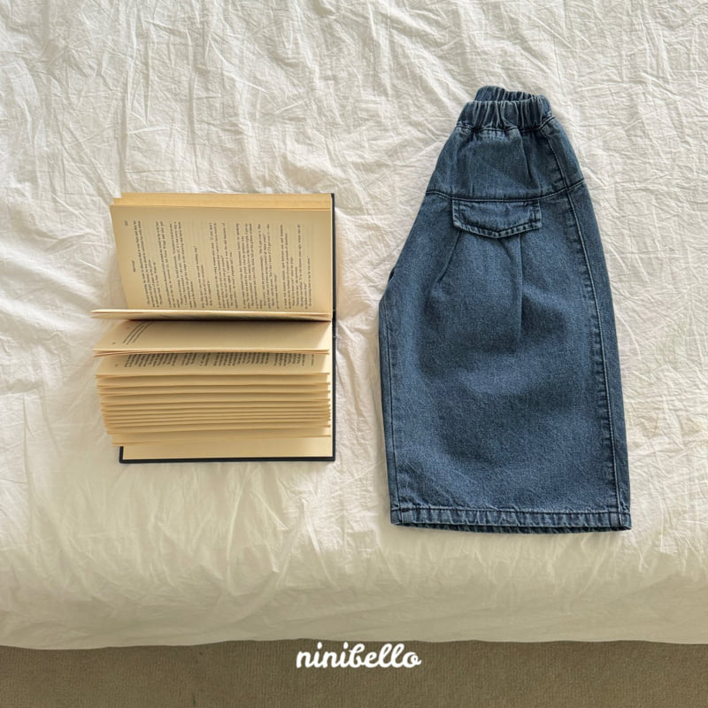 Ninibello - Korean Children Fashion - #designkidswear - Eve Wide Denim Pants
