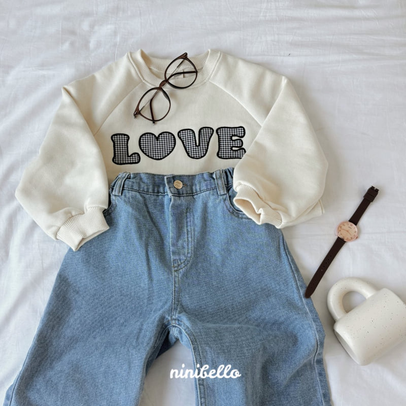 Ninibello - Korean Children Fashion - #designkidswear - Love Patch Sweatshirts - 9