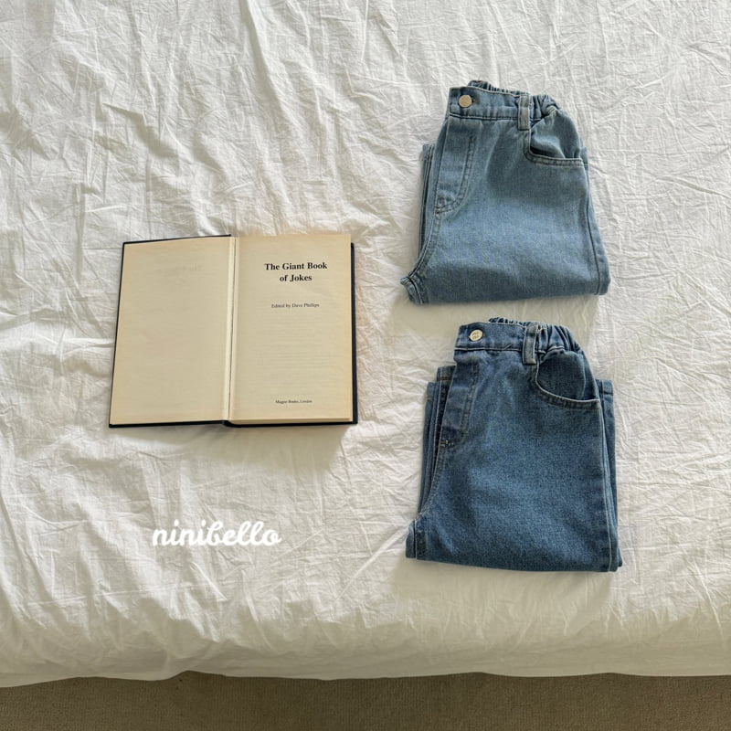 Ninibello - Korean Children Fashion - #designkidswear - Mob Denim Pants - 8