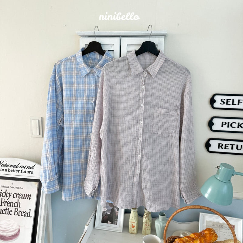 Ninibello - Korean Children Fashion - #designkidswear - Adult Iyu Check Shirt
