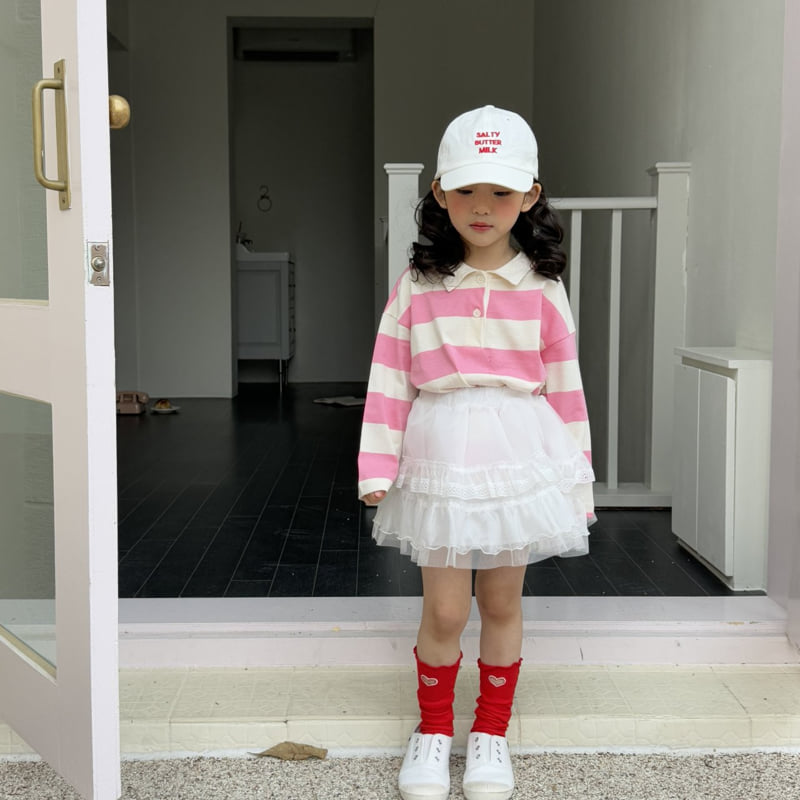Ninibello - Korean Children Fashion - #designkidswear - Pop Pop Rugby Tee - 12