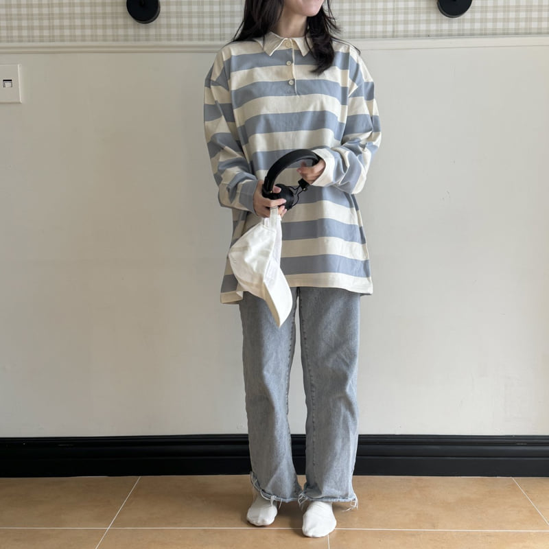 Ninibello - Korean Children Fashion - #designkidswear - Adult Pop Pop Rugby Tee - 6