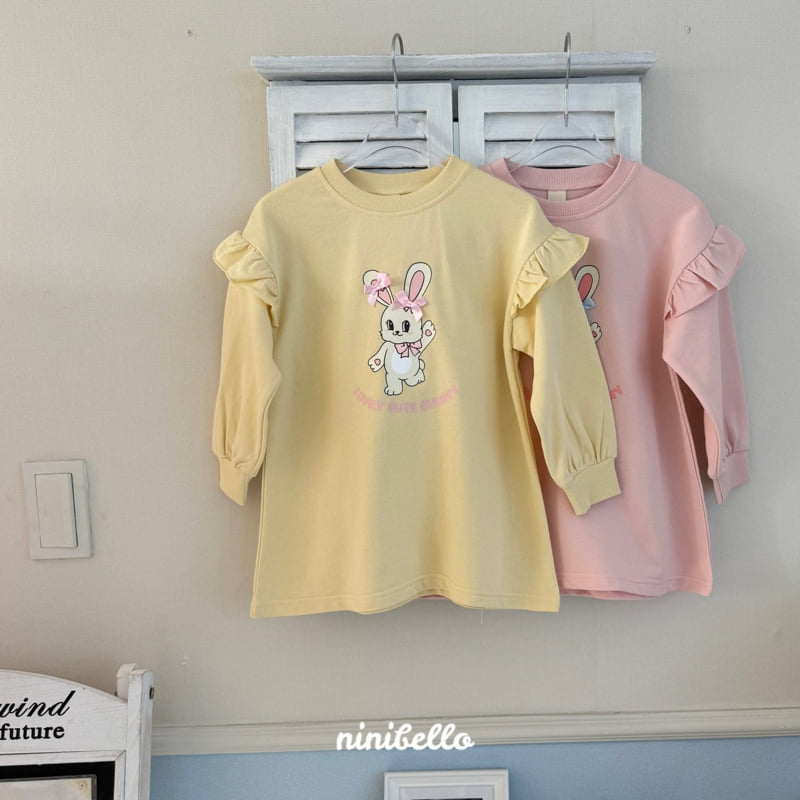 Ninibello - Korean Children Fashion - #discoveringself - Rabbit Frill Sweatshirt One-piece