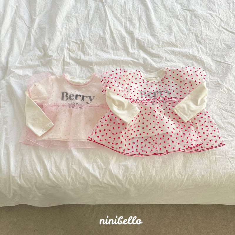 Ninibello - Korean Children Fashion - #designkidswear - Berry Me Sha Tee - 4