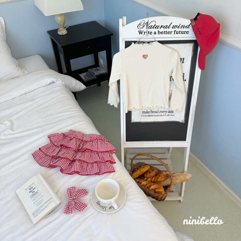 Ninibello - Korean Children Fashion - #fashionkids - Check Ribbon Pin - 5