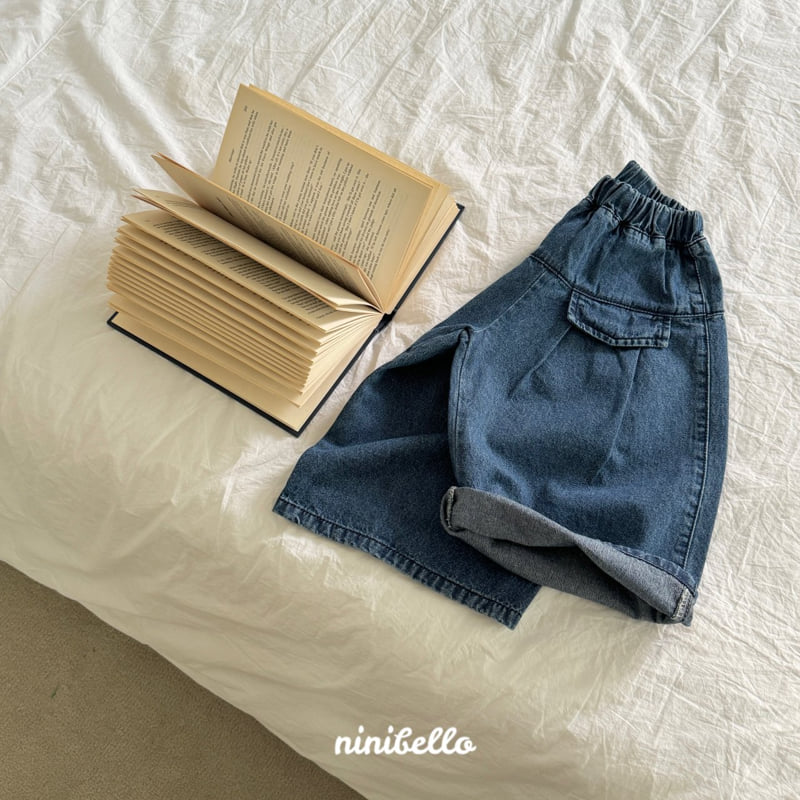 Ninibello - Korean Children Fashion - #fashionkids - Eve Wide Denim Pants - 3