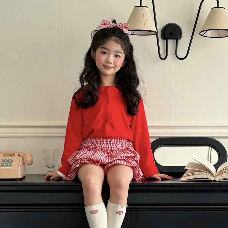 Ninibello - Korean Children Fashion - #kidsshorts - Check Ribbon Pin - 6