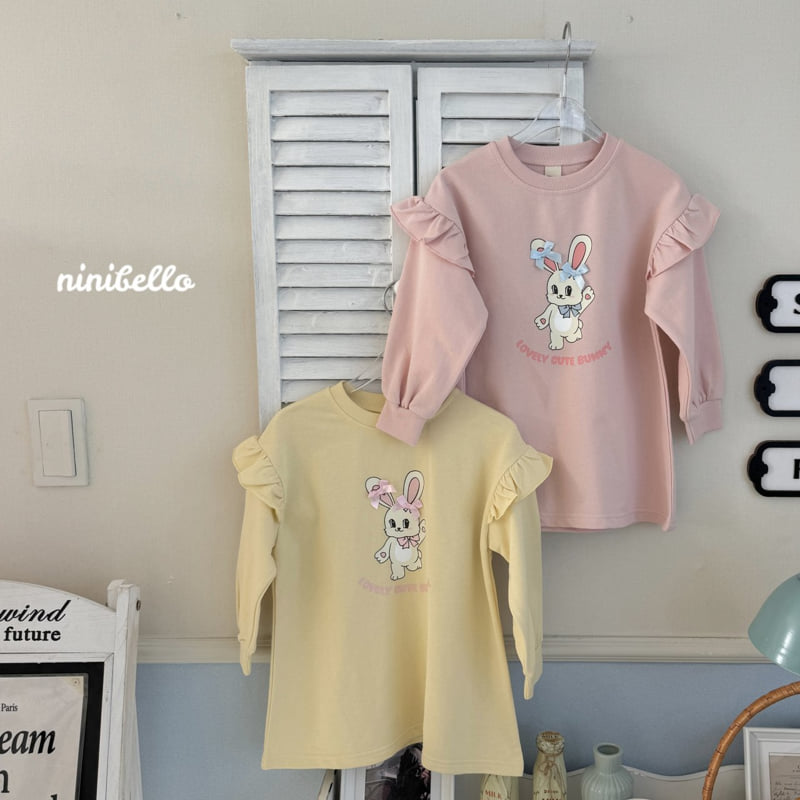 Ninibello - Korean Children Fashion - #kidsshorts - Rabbit Frill Sweatshirt One-piece - 3