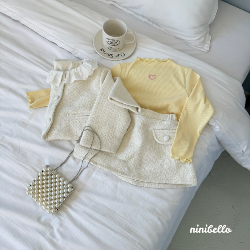 Ninibello - Korean Children Fashion - #kidsshorts - Anna Lace Crop Jacket - 10