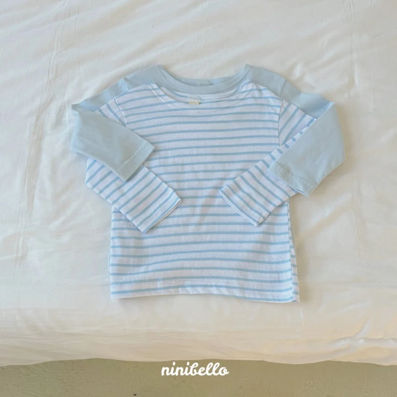 Ninibello - Korean Children Fashion - #kidsshorts - Spring Inner Tee Set - 3