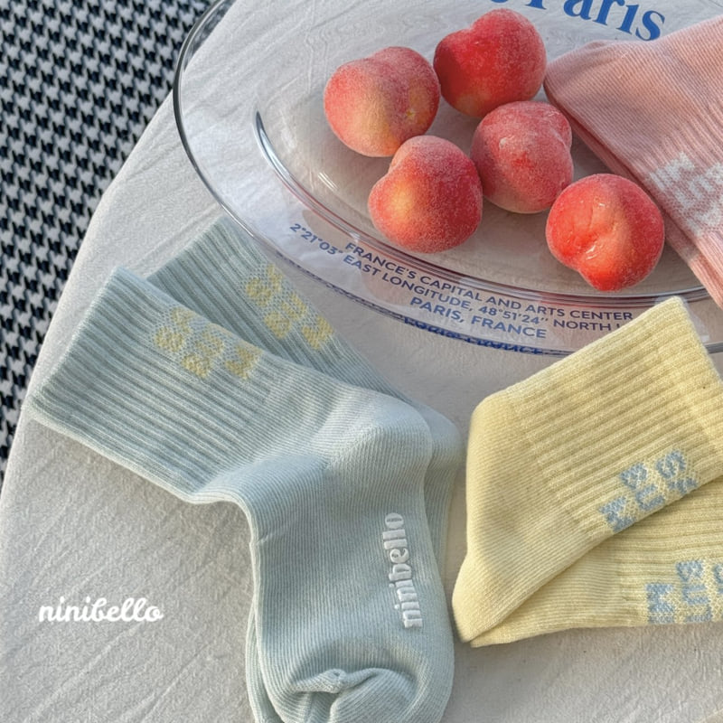 Ninibello - Korean Children Fashion - #kidsshorts - Solver Socks Set - 5