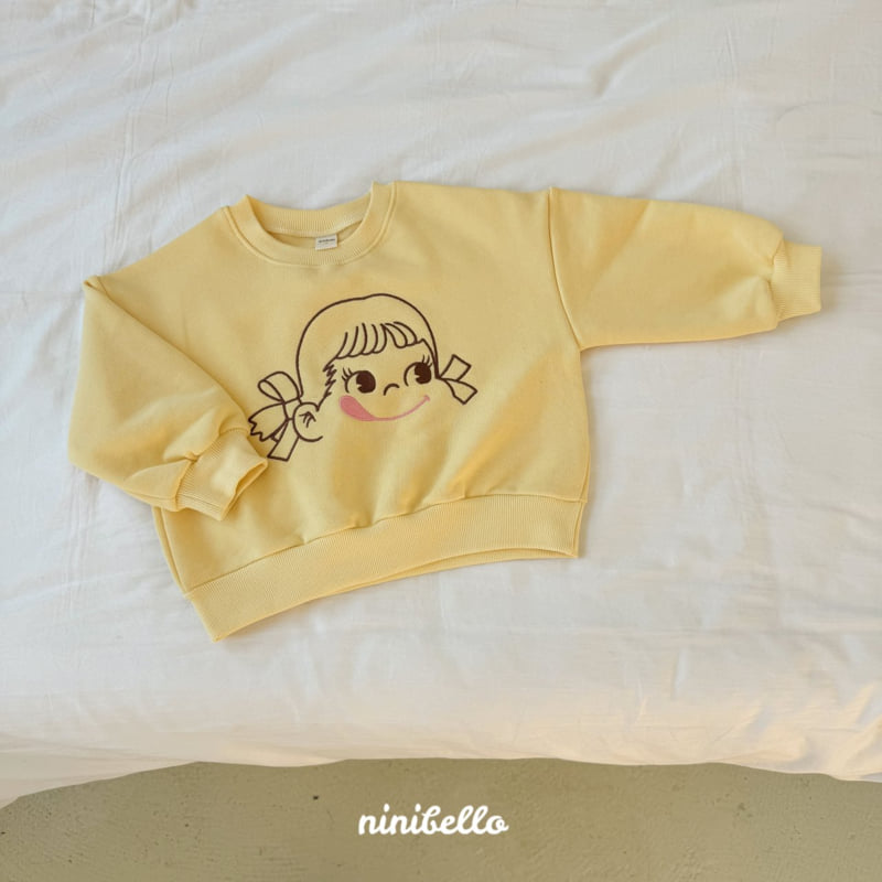 Ninibello - Korean Children Fashion - #kidsshorts - Yami Embroidery Sweatshirts - 5